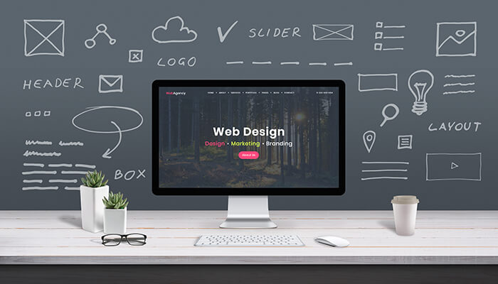 We do website design & web development